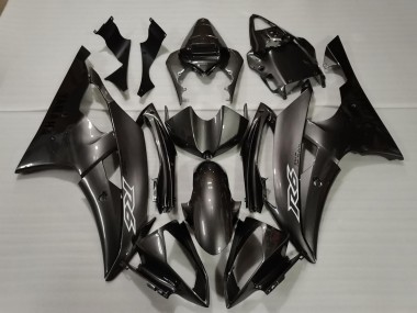 Best 2008-2016 Yamaha R6 Motorcycle Fairings - Glossy Black White Decals UK
