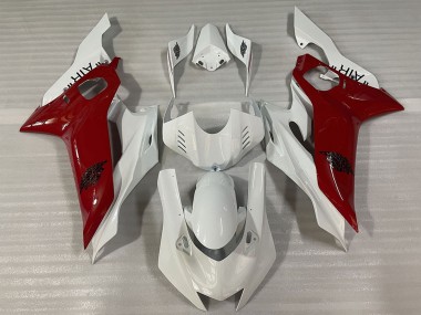 Best 2017-2023 Yamaha R6 Motorcycle Fairings - White Maroon Red UK