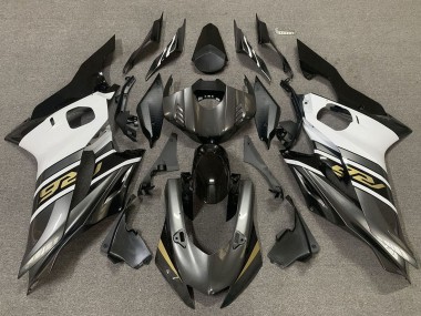 Best 2017-2023 Yamaha R6 Motorcycle Fairings - White Grey Glossy Black Gold UK