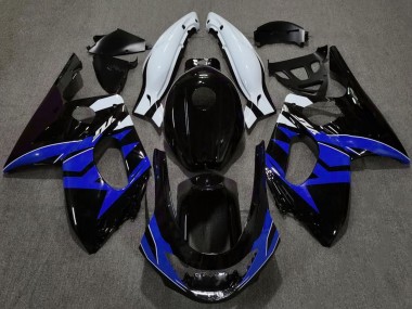 Best 1996-2007 Yamaha YZF600R Thundercat Motorcycle Fairings - Glossy Black Blue White UK