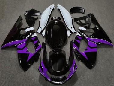 Best 1996-2007 Yamaha YZF600R Thundercat Motorcycle Fairings - Glossy Black Purple White UK