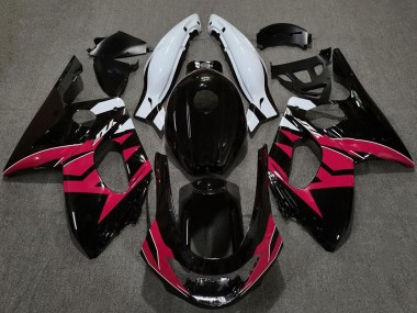 Best 1996-2007 Yamaha YZF600R Thundercat Motorcycle Fairings - Glossy Black Pink White UK