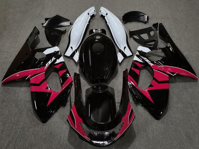 1996-2007 Yamaha YZF600R Thundercat Motorcycle Fairings - Glossy Black Pink White UK