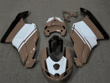 Best 2003-2004 Ducati 749 999 Motorcycle Fairings - White Brown Glossy Black UK