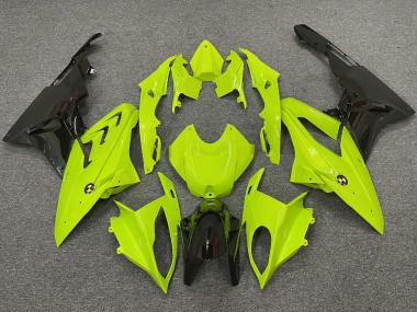 Best 2009-2014 BMW S1000RR Motorcycle Fairings - Neon Yellow Glossy Black UK