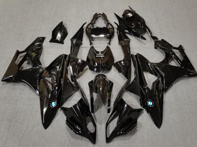 2009-2014 BMW S1000RR Motorcycle Fairings - Glossy Black UK