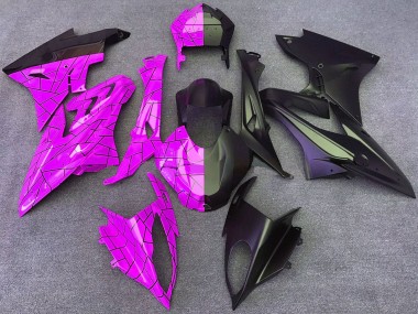Best 2015-2016 BMW S1000RR Motorcycle Fairings - Pink Matte Black Split UK