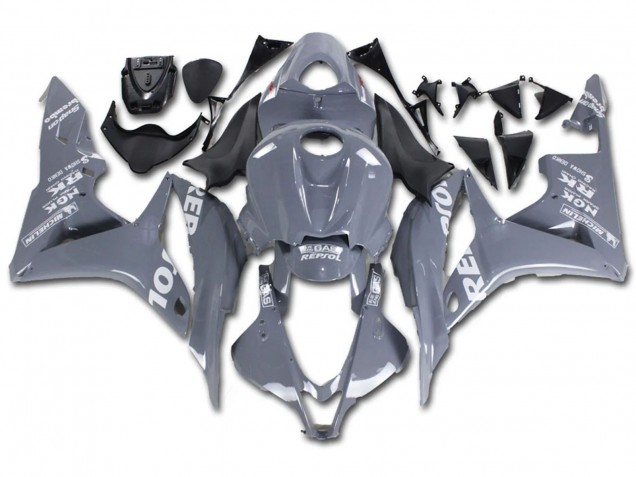 2007-2008 Honda CBR600RR Motorcycle Fairings - Nardo Grey White Repsol UK