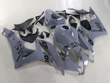 Best 2007-2008 Honda CBR600RR Motorcycle Fairings - Nardo Grey Black Repsol UK