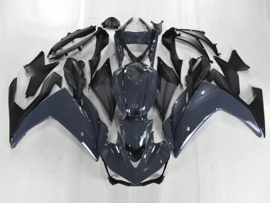 Best 2015-2018 Yamaha YZF R3/R25 Motorcycle Fairings - Dark Grey Matte Black UK