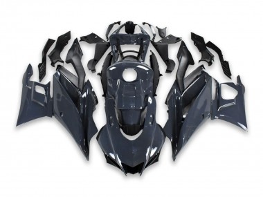 Best 2019-2021 Yamaha YZF R3/R25 Motorcycle Fairings - Dark Grey Black UK