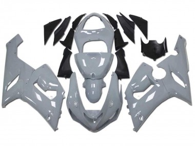 Best 2005-2006 Kawasaki ZX6R Motorcycle Fairings - Nardo Grey UK