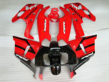 Best 1990-1999 Honda CBR400RR NC29 Motorcycle Fairings - Red Glossy Black Fireblade UK