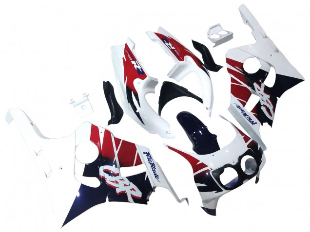 1990-1999 Honda CBR400RR NC29 Motorcycle Fairings - White Red Dark Blue Fireblade UK