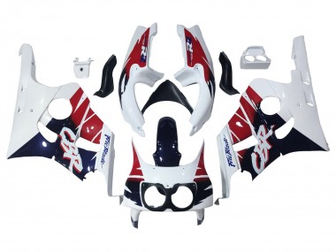 Best 1990-1999 Honda CBR400RR NC29 Motorcycle Fairings - White Red Dark Blue Fireblade UK