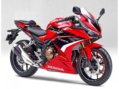 Best 2022 Honda CBR400R Motorcycle Fairings - Red White Glossy Black UK