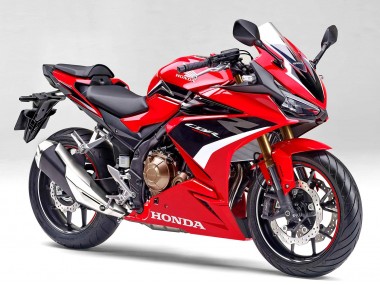 Best 2022 Honda CBR400R Motorcycle Fairings - Red White Glossy Black UK
