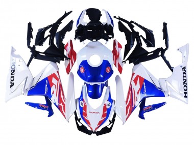 Best 2022 Honda CBR400R Motorcycle Fairing - White Red Blue UK