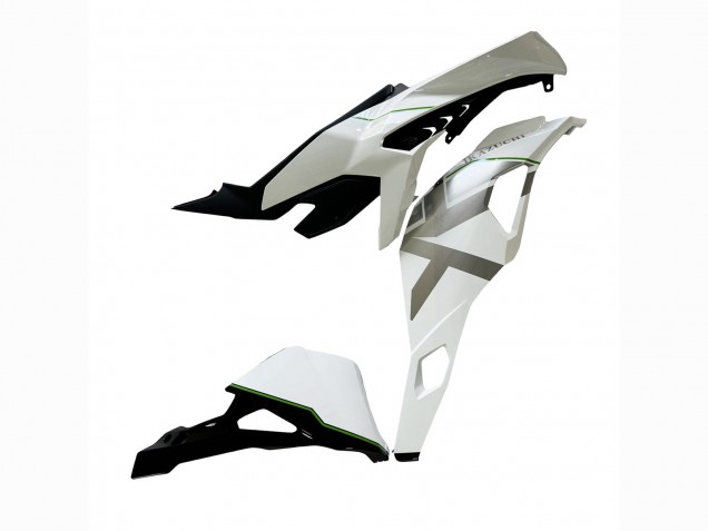 2019-2025 Kawasaki ZX25R ZX-25R Motorcycle Fairings - White Silver Green Black Trick Star UK