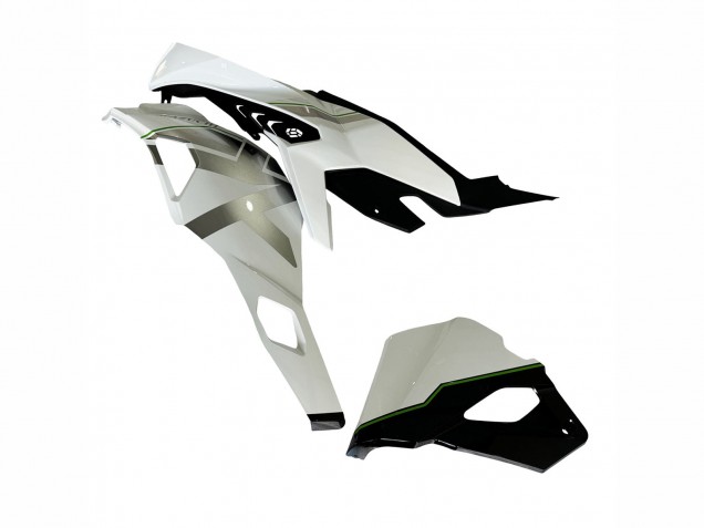 2019-2025 Kawasaki ZX25R ZX-25R Motorcycle Fairings - White Silver Green Black Trick Star UK