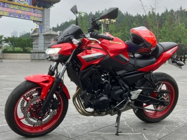 Best 2020-2023 Kawasaki Ninja Z650 Motorcycle Fairings - Red Black UK