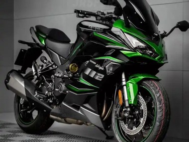 Best 2020-2025 Kawasaki Z1000SX Motorcycle Fairing - Black Green Ninja UK
