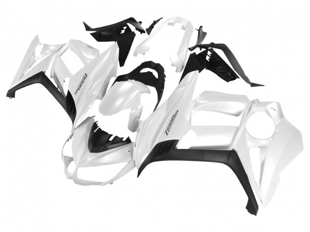 2010-2016 Kawasaki Z1000SX Motorcycle Fairings - Pearl White Black UK