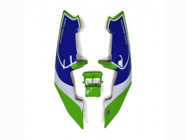 1989-1990 Kawasaki ZXR250 Motorcycle Fairings - Green White Blue UK
