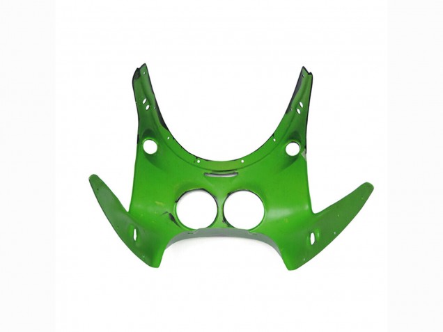 1989-1990 Kawasaki ZXR250 Motorcycle Fairings - Green Glossy Black Elf Touch4 Bridgestone UK