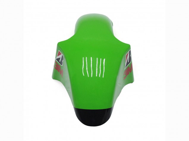 1989-1990 Kawasaki ZXR250 Motorcycle Fairings - Green Glossy Black Elf Touch4 Bridgestone UK
