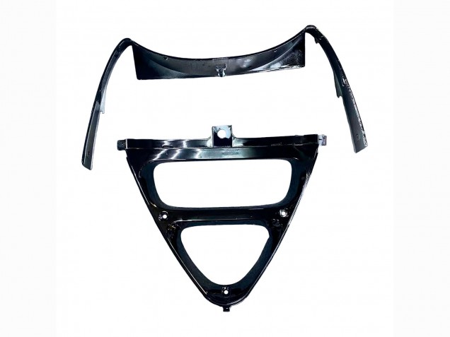 1993-2007 Kawasaki ZZR400 Motorcycle Fairings - Green Glossy Black Green Monster Elf Touch4 Bridgestone UK