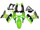 1993-2007 Kawasaki ZZR400 Motorcycle Fairings - Green Glossy Black Blue Monster Elf Touch4 Bridgestone UK