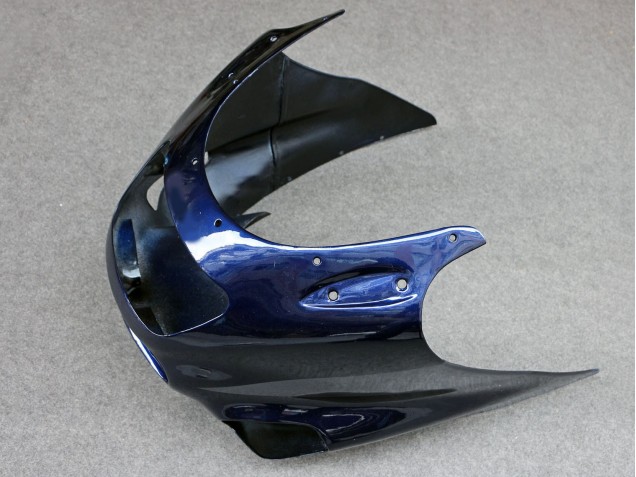 1993-2003 Kawasaki ZZR1100 Motorcycle Fairings - Glossy Blue Grey UK