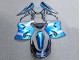 1993-2003 Kawasaki ZZR1100 Motorcycle Fairings - Glossy Blue Grey UK