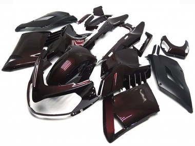 Best 2007-2009 Kawasaki GTR1400/ZG1400 Motorcycle Fairings - Maroon Red Black UK