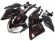 2007-2009 Kawasaki GTR1400/ZG1400 Motorcycle Fairings - Maroon Red Black UK