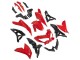2022-2025 Kawasaki Versys 650 Motorcycle Fairings - Red Black UK