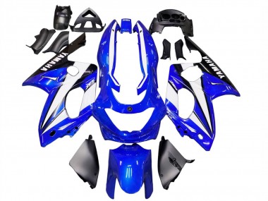 Best 1996-2007 Yamaha YZF600R Thundercat Motorcycle Fairings - Blue White Black UK