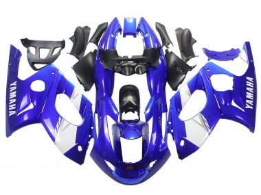 Best 1996-2007 Yamaha YZF600R Thundercat Motorcycle Fairing - Blue White Silver UK