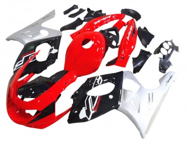 Best 1996-2007 Yamaha YZF600R Thundercat Motorcycle Fairing - Red Black Silver UK