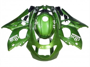 Best 1996-2007 Yamaha YZF600R Thundercat Motorcycle Fairing Kits - Green White UK