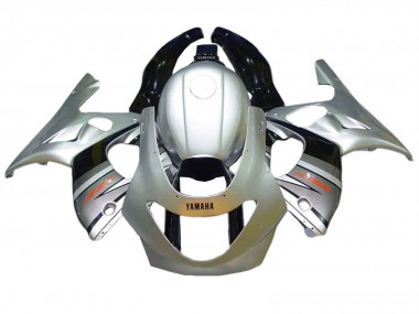 Best 1996-2007 Yamaha YZF600R Thundercat Motorcycle Fairings - Silver Grey Glossy Black UK