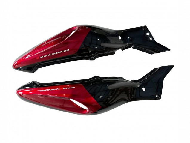 1997-2007 Yamaha YZF 1000R Thunderace Motorcycle Fairing Kits - Black with Red Flame UK