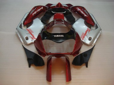 Best 1997-2007 Yamaha YZF 1000R Thunderace Motorcycle Fairing - Red Silver Thunderace UK