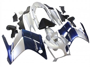 Best 2001-2006 Yamaha FJR1300 Motorcycle Fairings - Dark Blue Silver UK