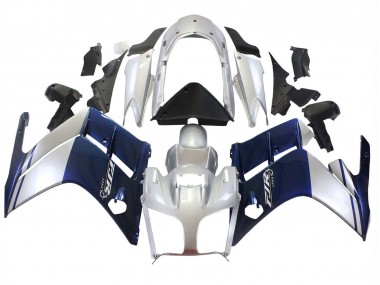 Best 2001-2006 Yamaha FJR1300 Motorcycle Fairings - Dark Blue Silver UK