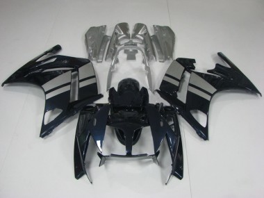 Best 2001-2006 Yamaha FJR1300 Motorcycle Fairings - Glossy Black Silver UK