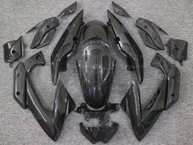 Best 2009-2012 Yamaha XJ6 Motorcycle Fairings - Black Carbon Fiber UK