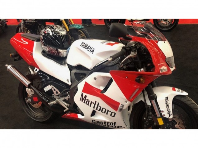 1991-1994 Yamaha TZR250 3XV Motorcycle Fairings - White Red Marlboro Castrol Dunlop UK