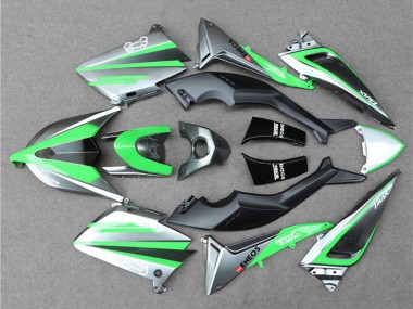 Best 2012-2014 Yamaha TMAX530 Motorcycle Fairings - Grey Green Black ENEOS UK